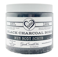 BLACK CHARCOAL BOSS BODY SCRUB (MEN)