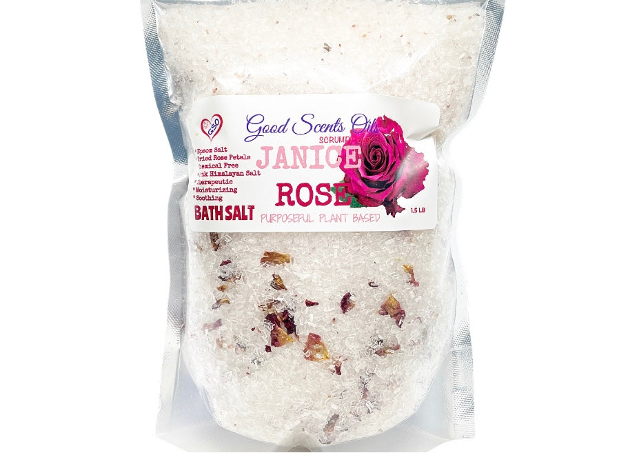 JANICE ROSE BATH SALT SOAK 1.5 LB
