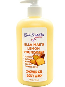 ELLA MAE LEMON POUND CAKE SHOWER GEL