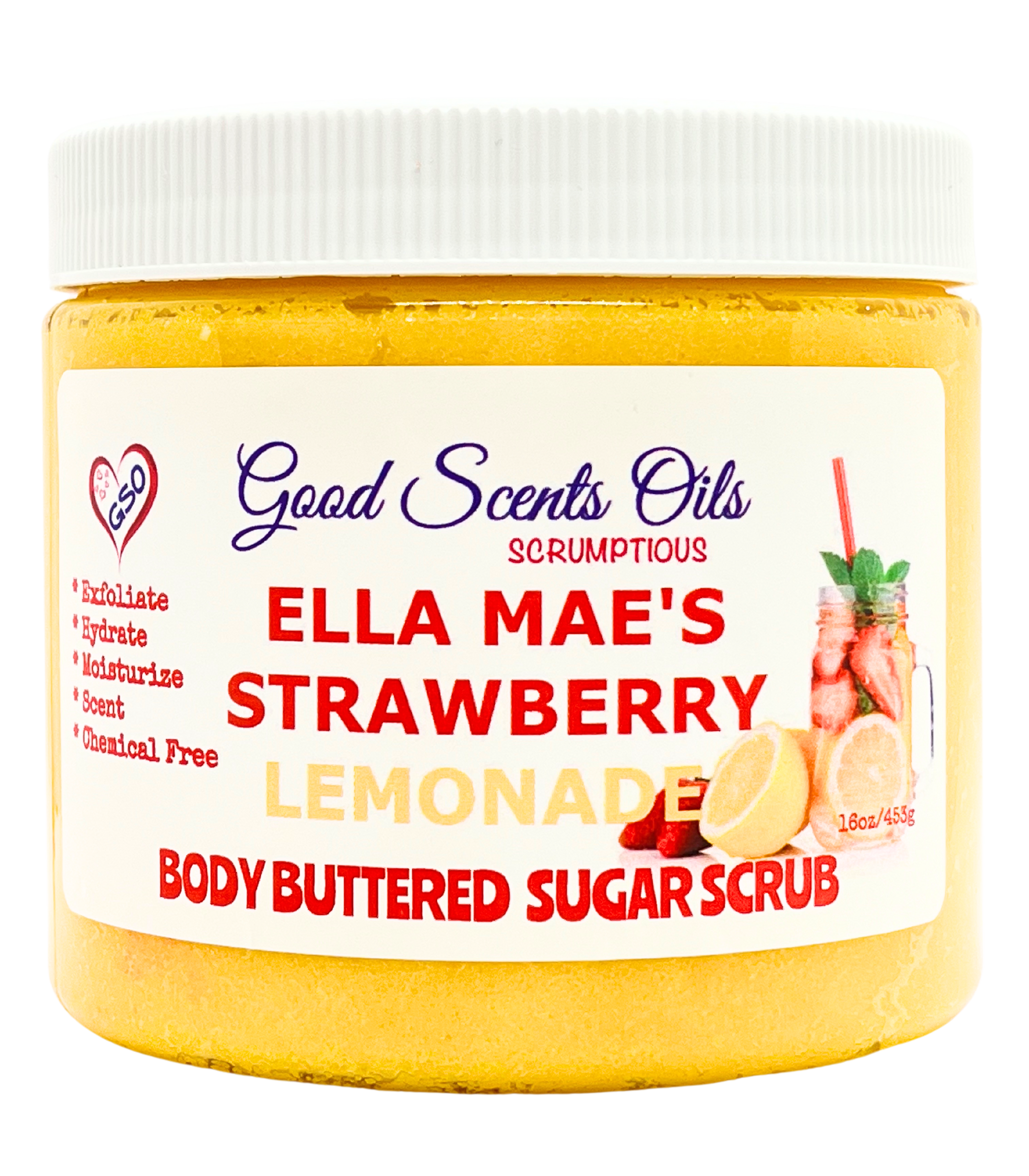 ELLA MAE STRAWBERRY LEMONADE BODY SCRUB