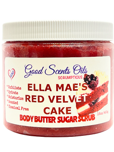 ELLA MAE RED VELVET CAKE BODY SCRUB