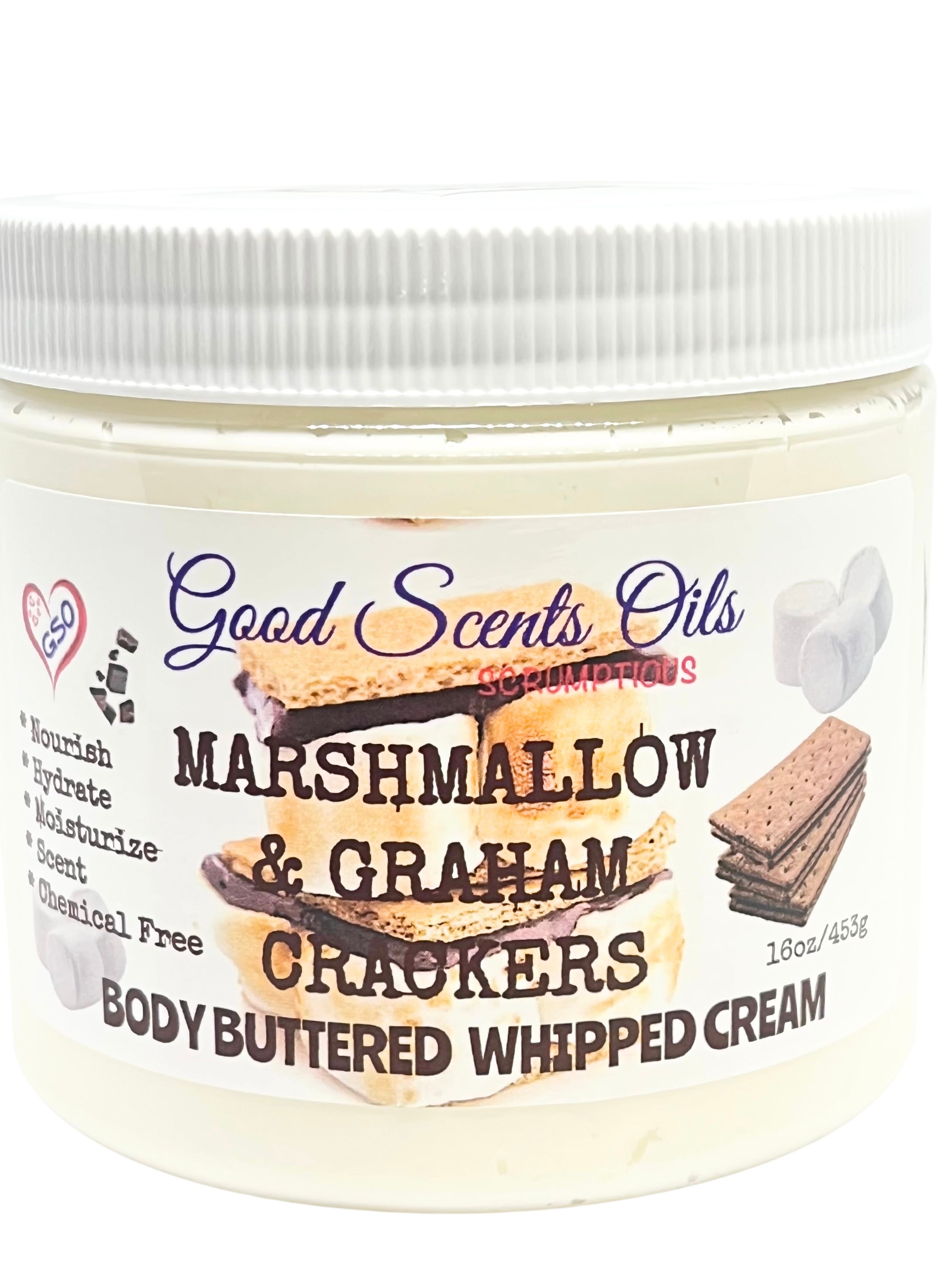ELLA MAE’S MARSHMALLOW & GRAHAM CRACKERS BODY CREAM 16oz