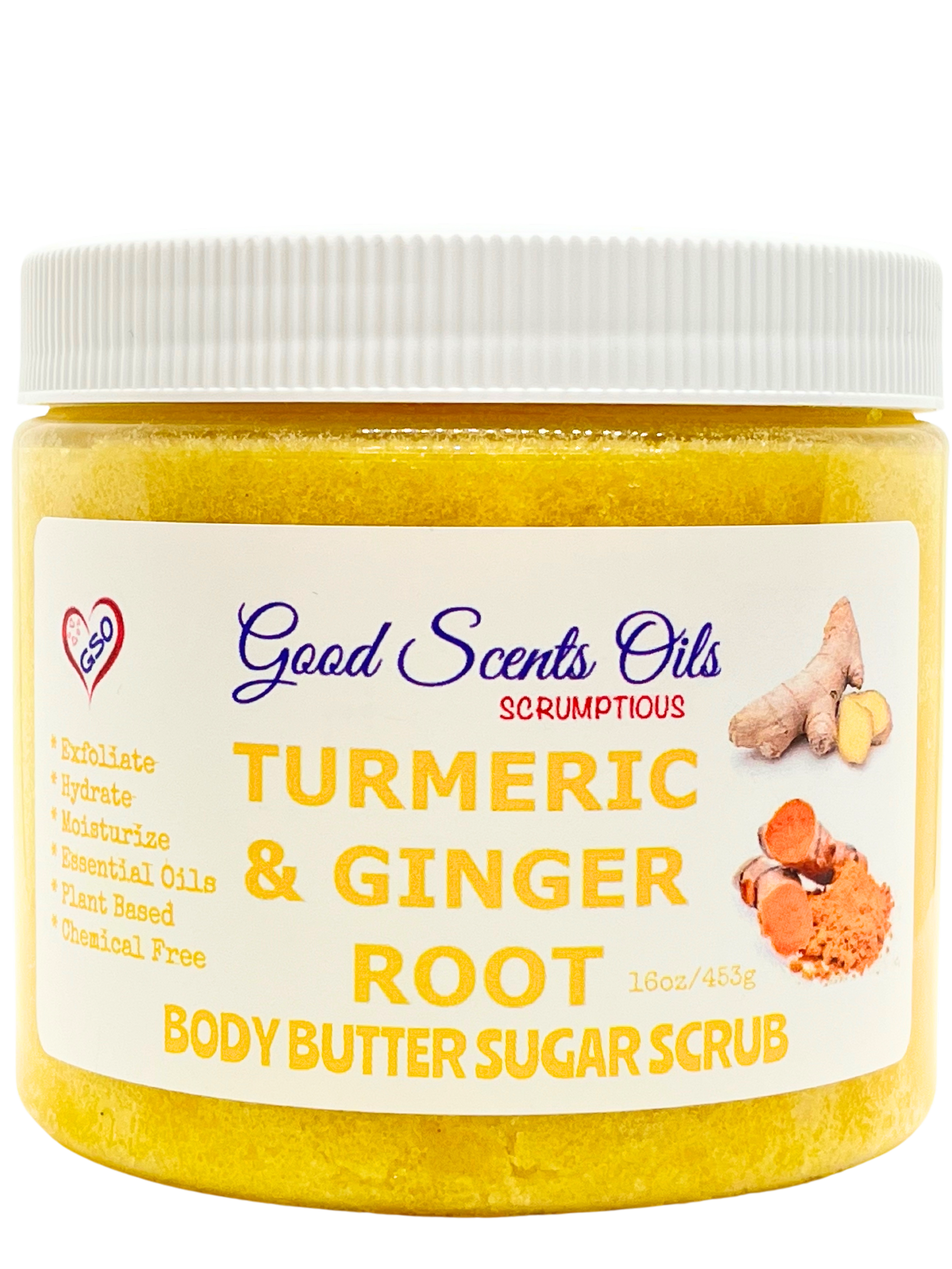 TURMERIC & GINGER ROOT BODY SCRUB