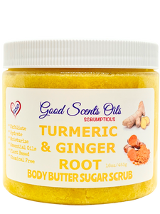 TURMERIC & GINGER ROOT BODY SCRUB
