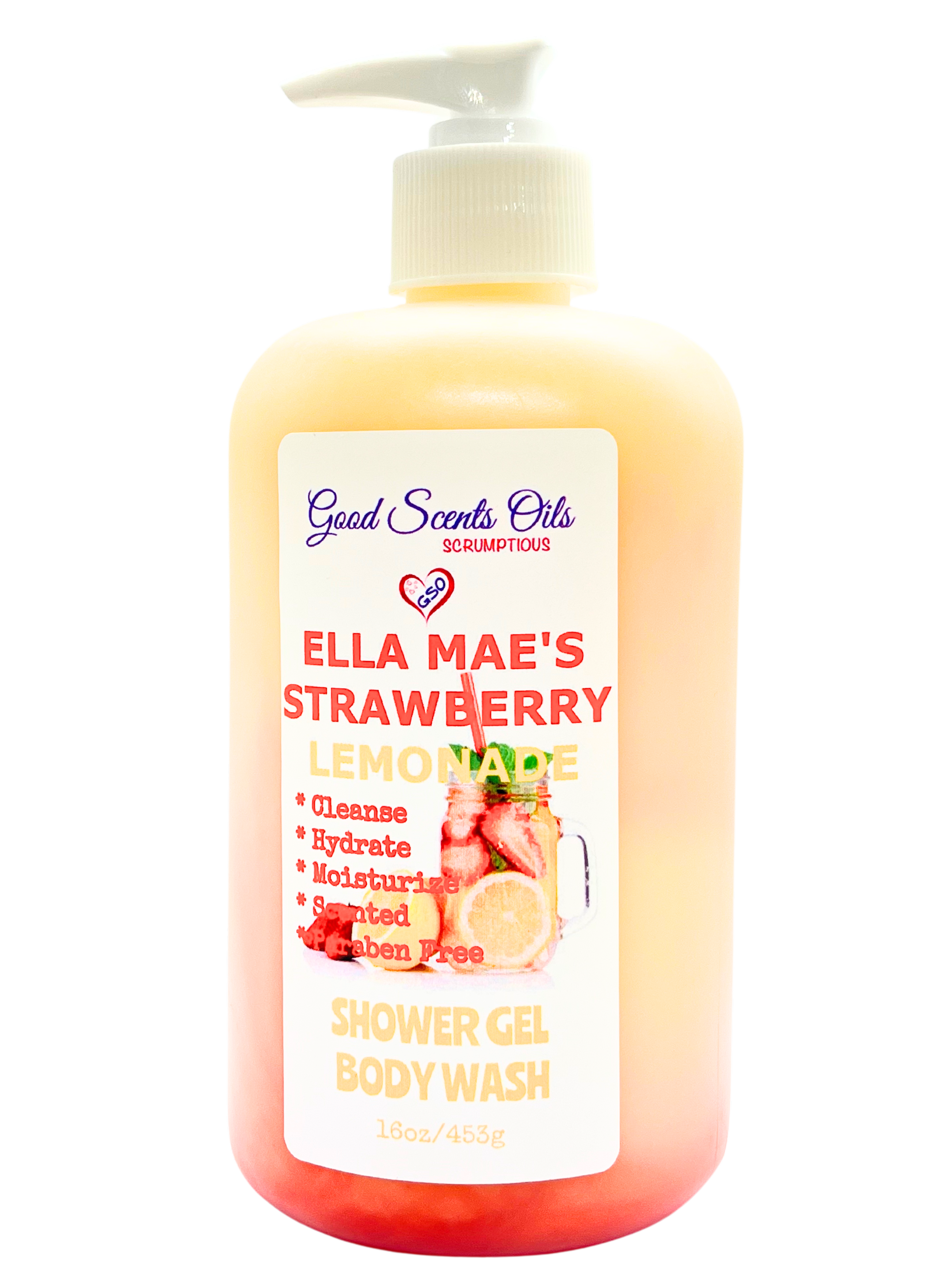 ELLA MAE STRAWBERRY LEMONADE SHOWER GEL