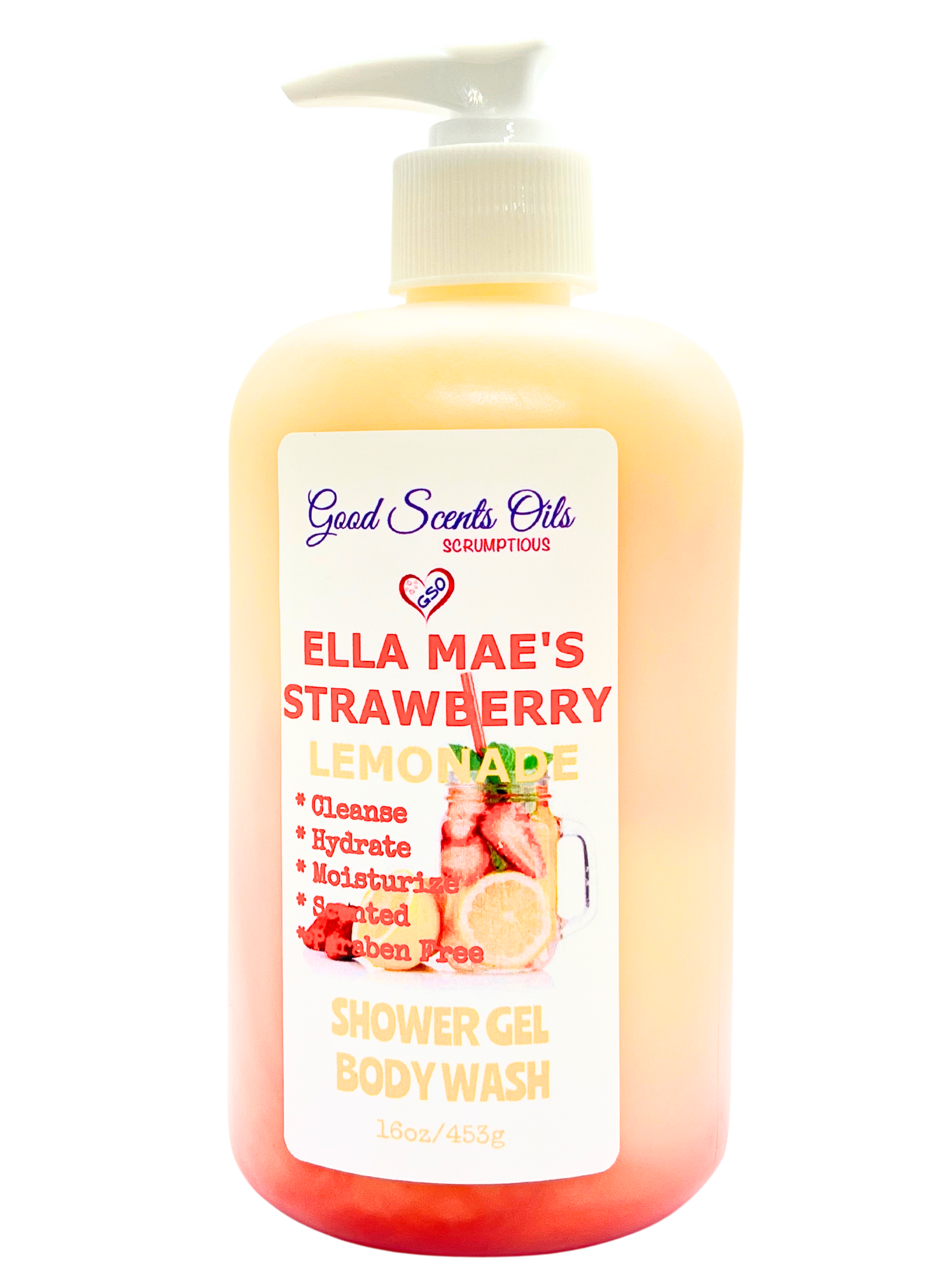 ELLA MAE STRAWBERRY LEMONADE SHOWER GEL