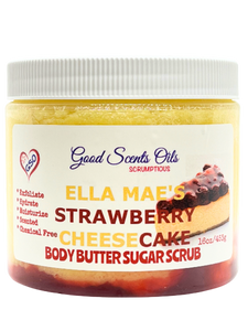 ELLA MAE STRAWBERRY CHEESECAKE BODY SCRUB