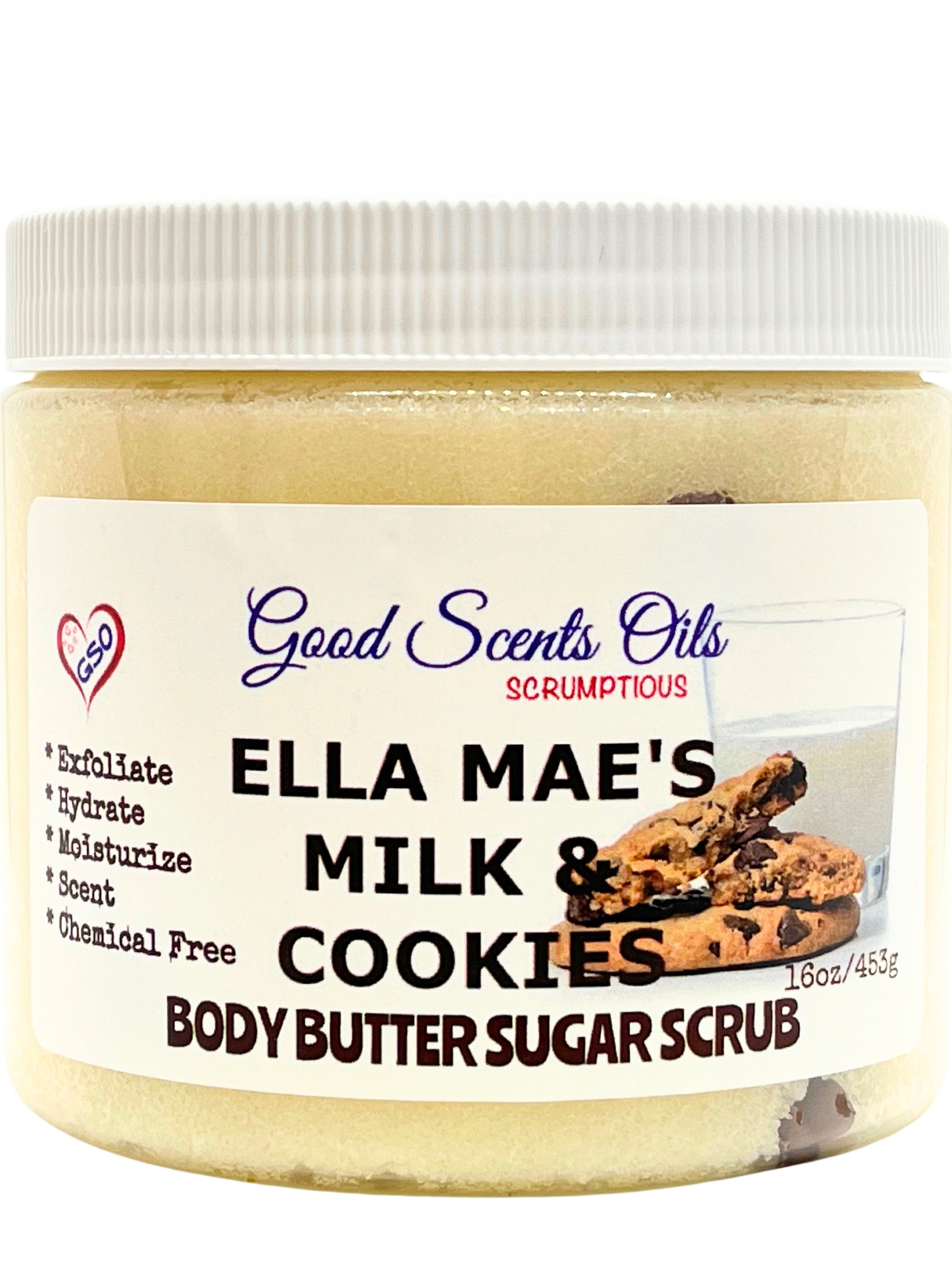 ELLA MAE MILK & COOKIES BODY SCRUB