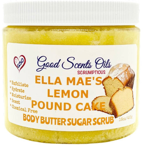 ELLA MAE LEMON POUND CAKE BODY SCRUB