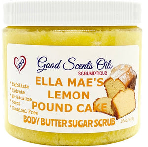 ELLA MAE LEMON POUND CAKE BODY SCRUB