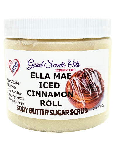ELLA MAE ICED CINNAMON ROLL BODY SCRUB