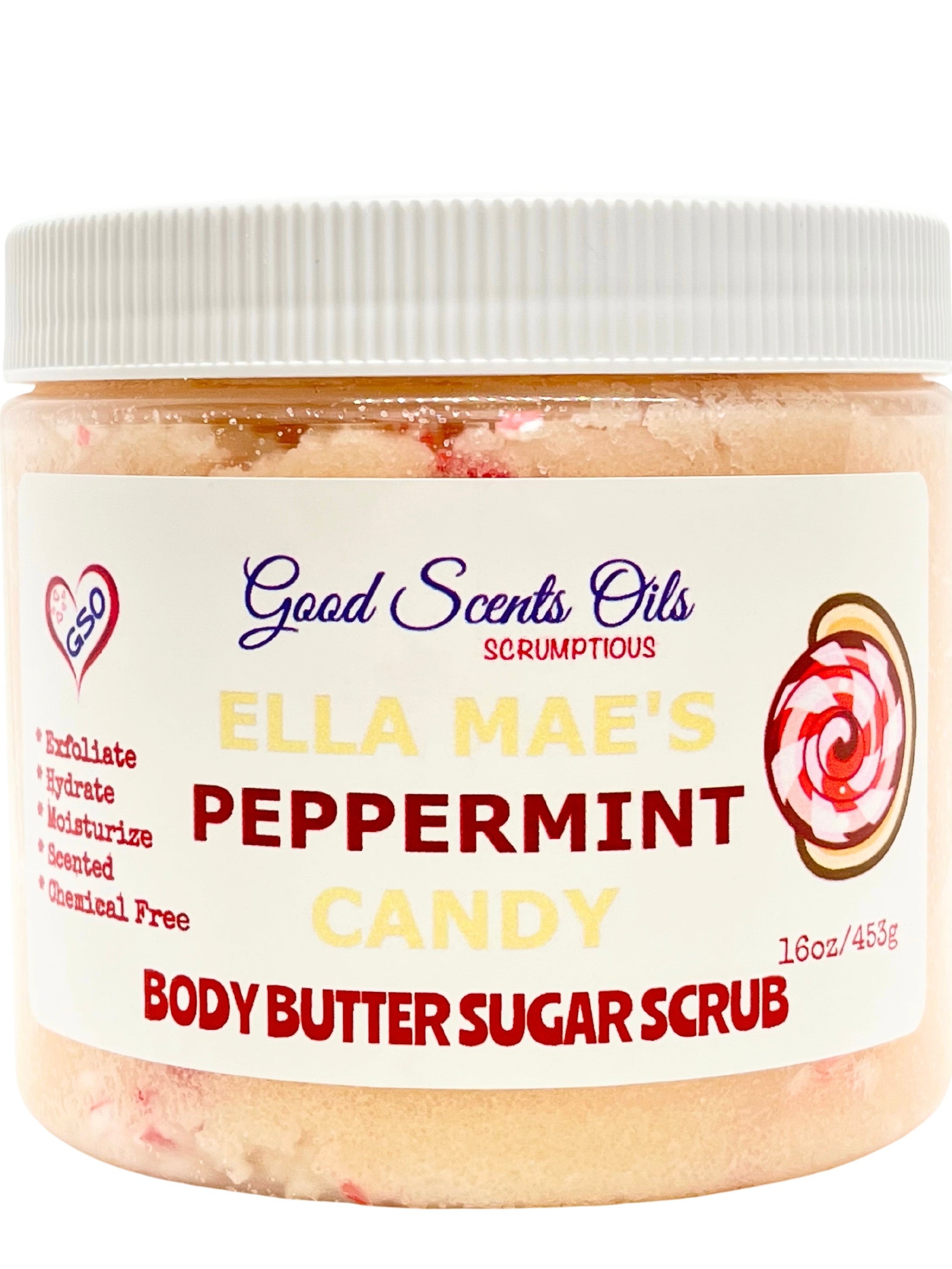ELLA MAE PEPPERMINT CANDY BODY SCRUB