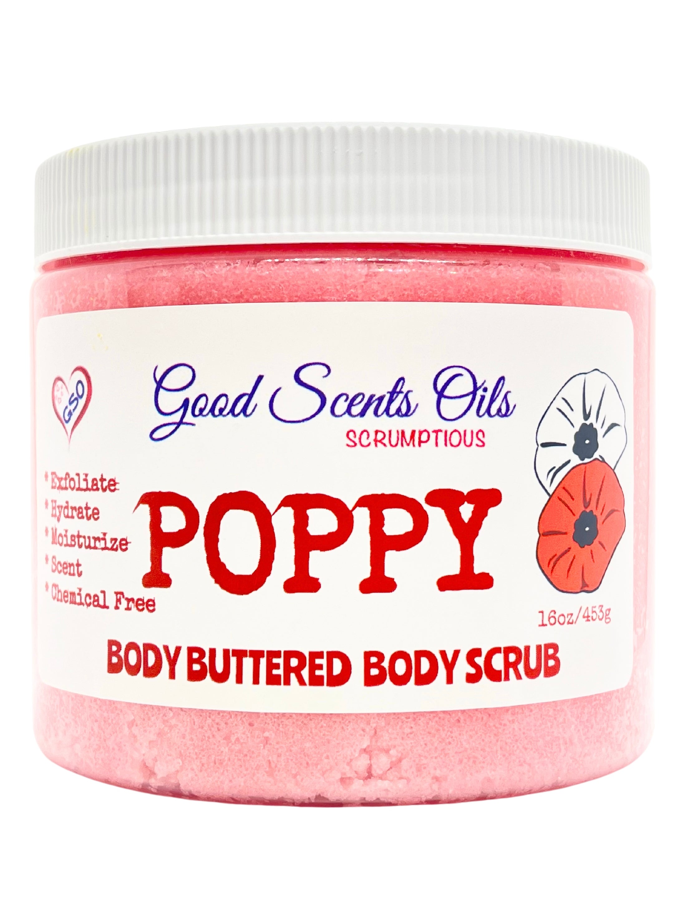 POPPY BODY SCRUB 16oz