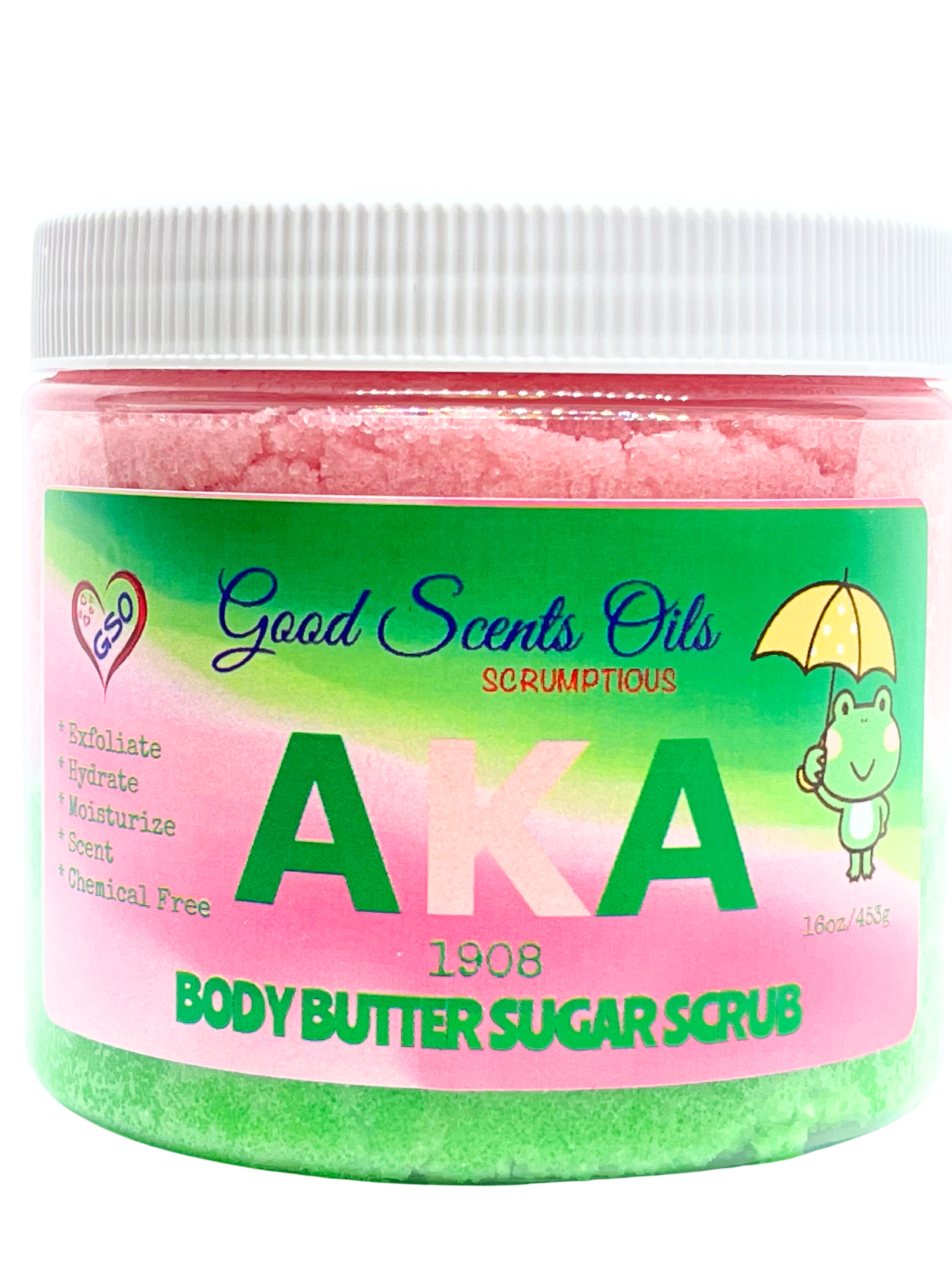 AKA (Inspired) PINK & GREEN GOURMET BODY SCRUB