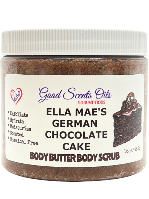 ELLA MAE GERMAN CHOCOLATE CAKE BODY SCRUB