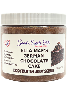 ELLA MAE GERMAN CHOCOLATE CAKE BODY SCRUB