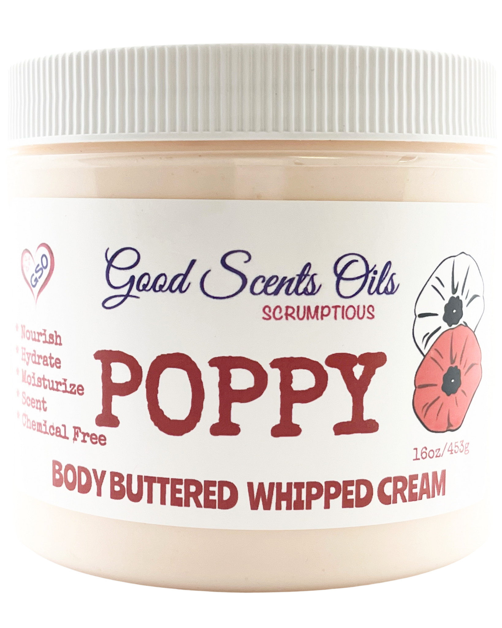 POPPY LADIES BODY CREAM 16oz ***Available In-Store Only***