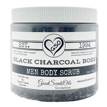 Load image into Gallery viewer, BLACK CHARCOAL BOSS BODY SCRUB (MEN)
