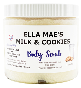 ELLA MAE’S MILK & COOKIES BODY SCRUB 16oz
