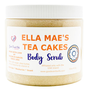 ELLA MAE’S TEA CAKES BODY SCRUB 16oz