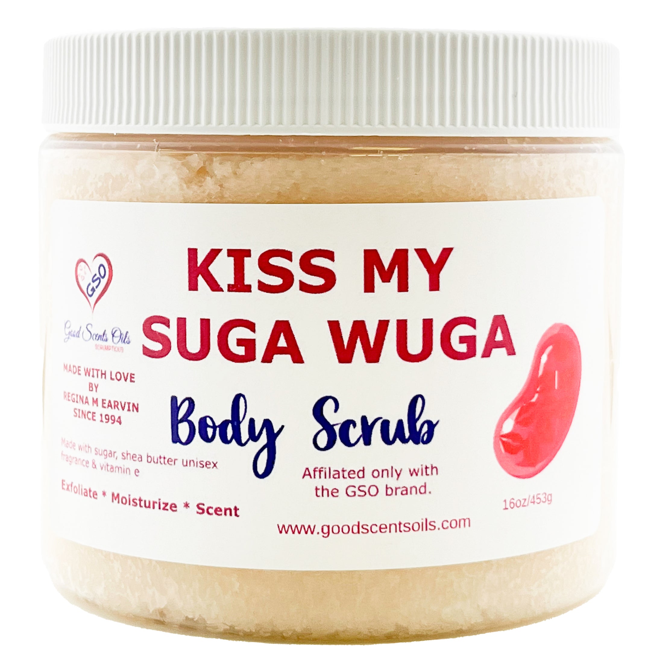 KISS MY SUGA WUGA BODY SCRUB 16oz