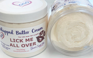 LICK ME ALL OVER BODY BUTTER CREAM 16oz