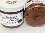 ELLA MAE’S GERMAN CHOCOLATE CAKE BODY SCRUB 16oz