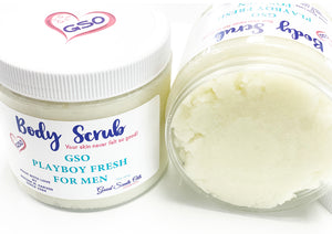 GSO PLAYBOY FRESH GOURMET MEN BODY SCRUB 16oz
