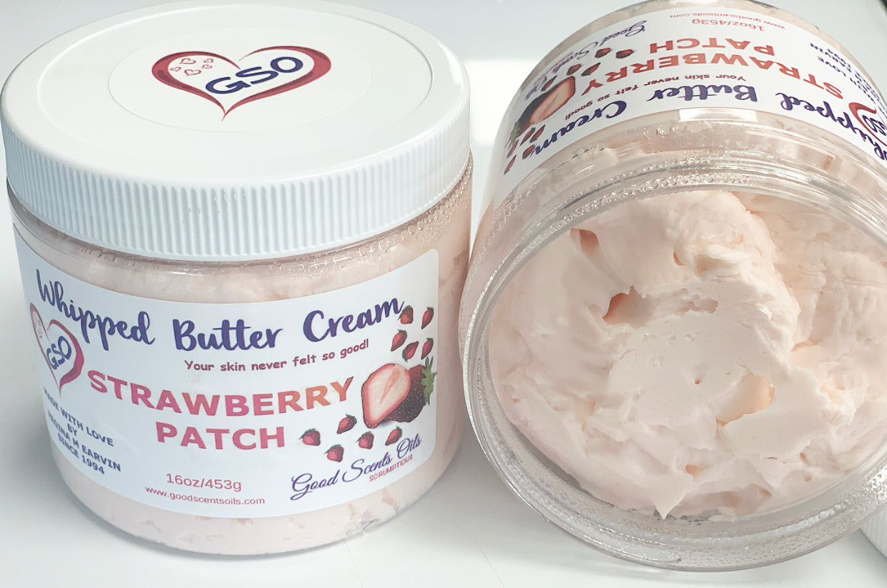 STRAWBERRY PATCH BODY BUTTER CREAM 16oz