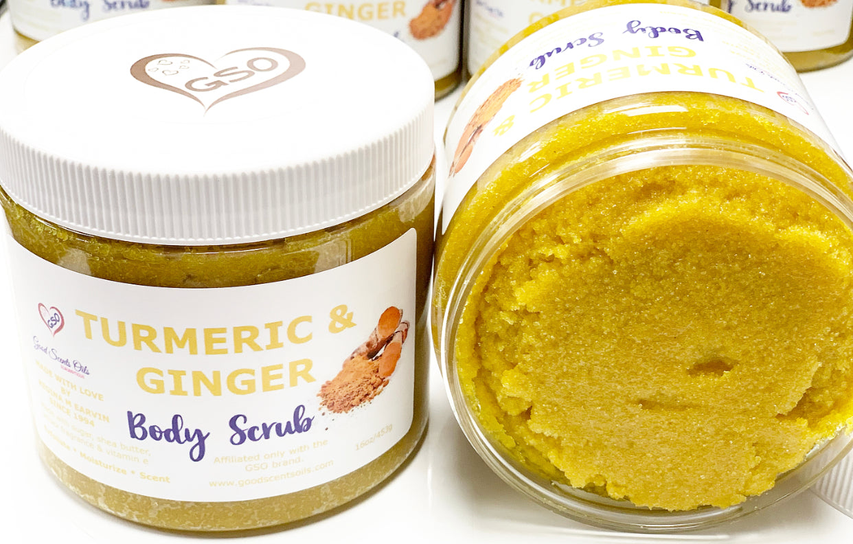 TURMERIC & GINGER ROOT BODY SCRUB