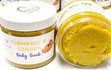 Load image into Gallery viewer, TURMERIC &amp; GINGER ROOT BODY SCRUB 16oz
