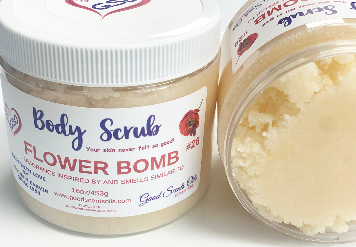 FLOWER BOMB BODY SCRUB 16oz ***Available In-Store Only***