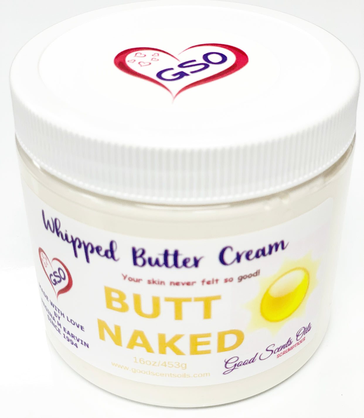 BUTT NAKED BODY BUTTER CREAM 16oz