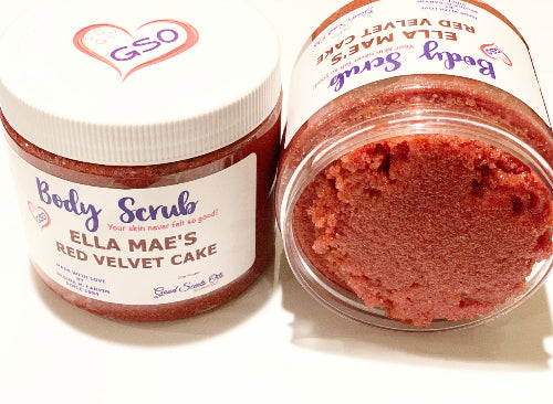 ELLA MAE RED VELVET CAKE BODY SCRUB